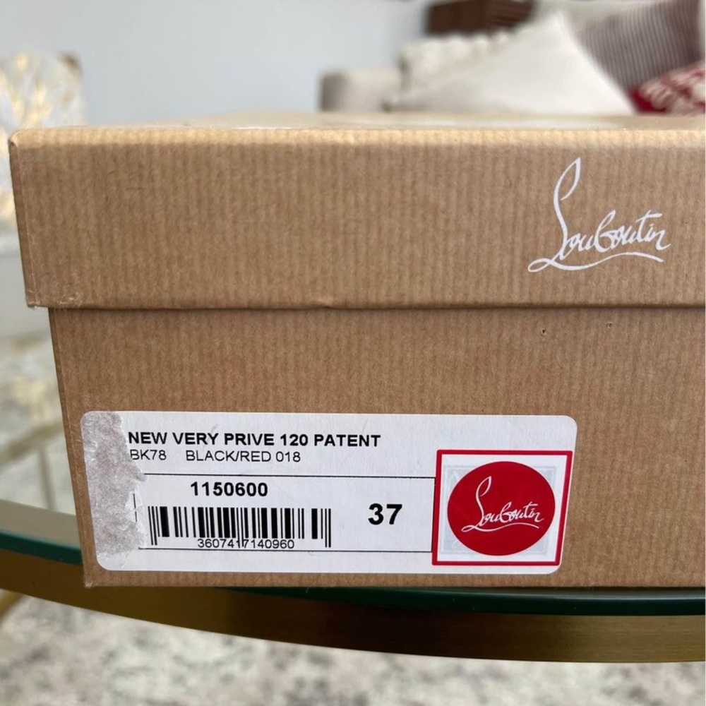 Louboutin NEW VERY PRIVE 120 PATENT NTW - RELISTED - Picture 10 of 14